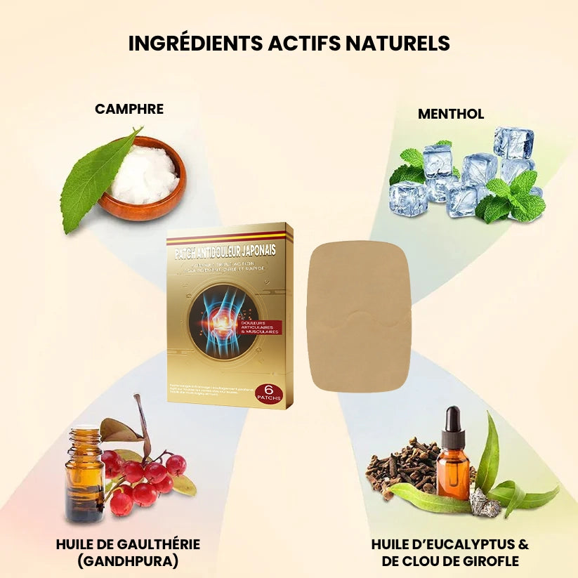 Patch antidouleur japonais