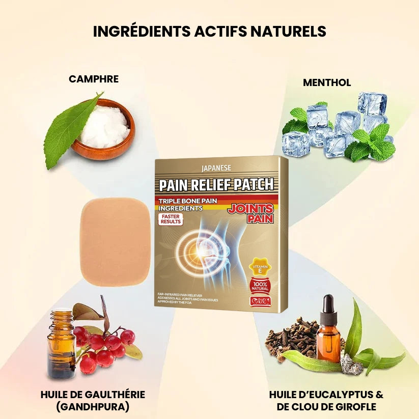 Patch antidouleur japonais