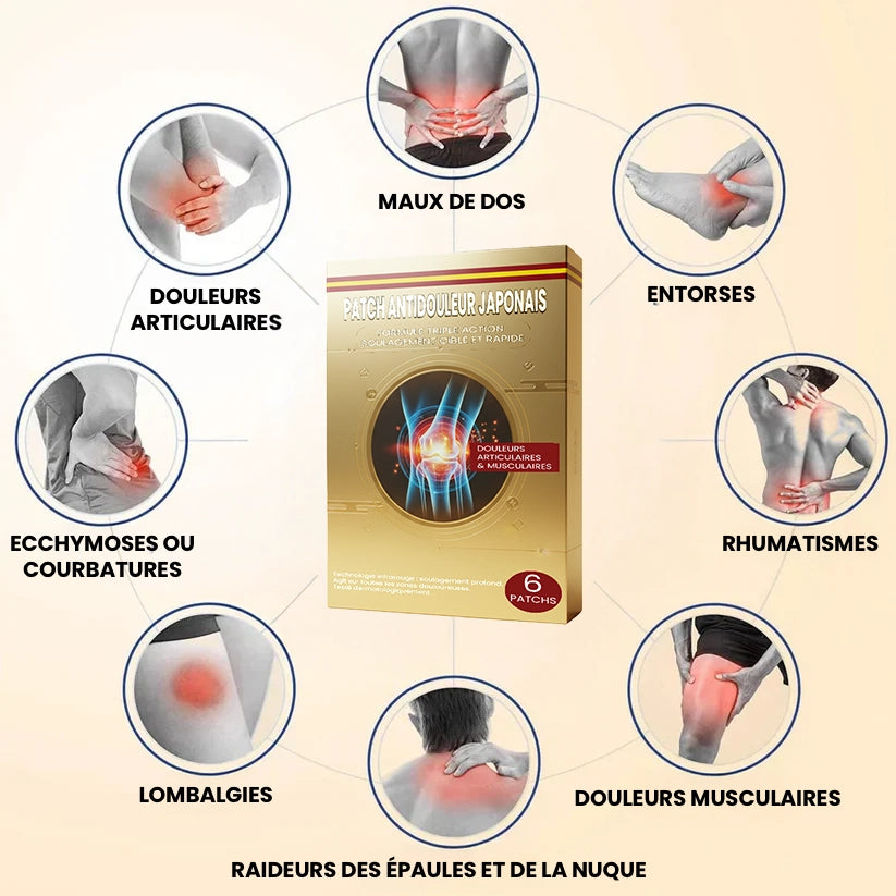 Patch antidouleur japonais