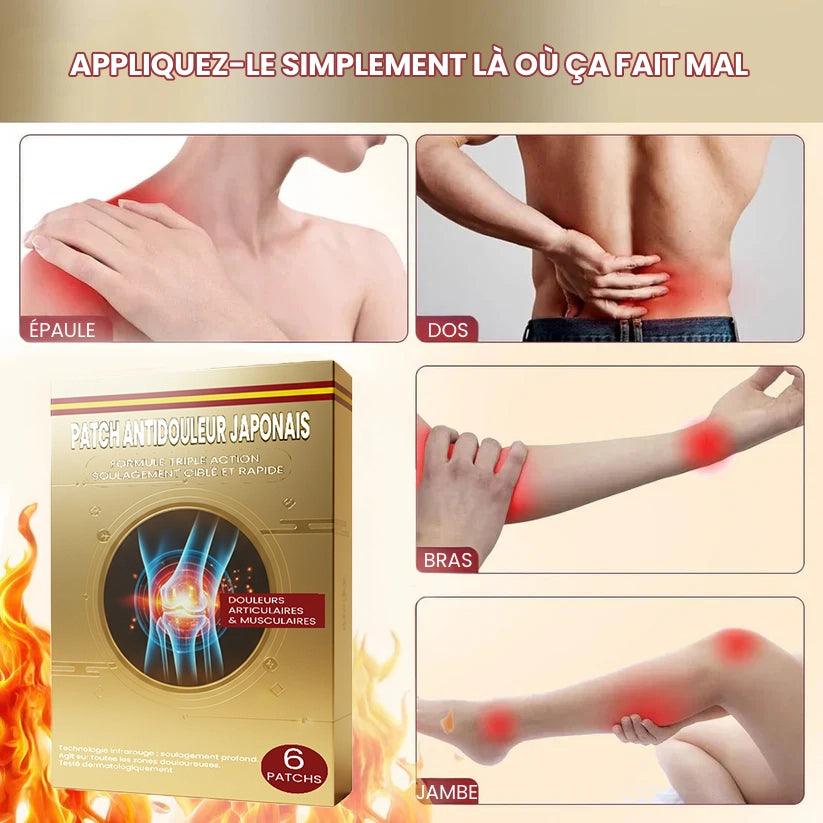 Patch antidouleur japonais